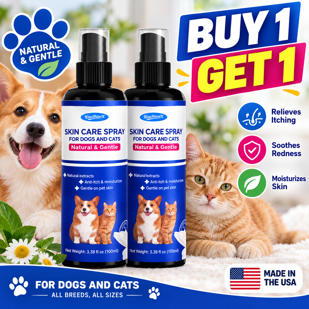 Moisturizing Pet Skin Care Spray for Dogs & Cats