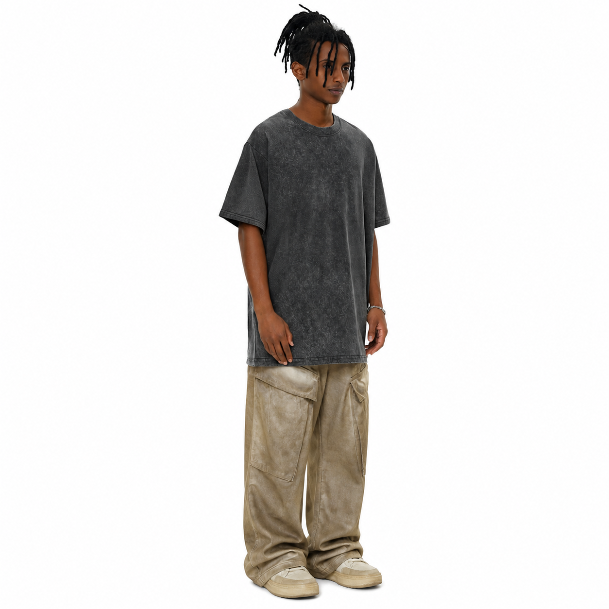 230G Vintage Washed Relaxed Tee | Heavyweight Oversized Everyday T-Shirt