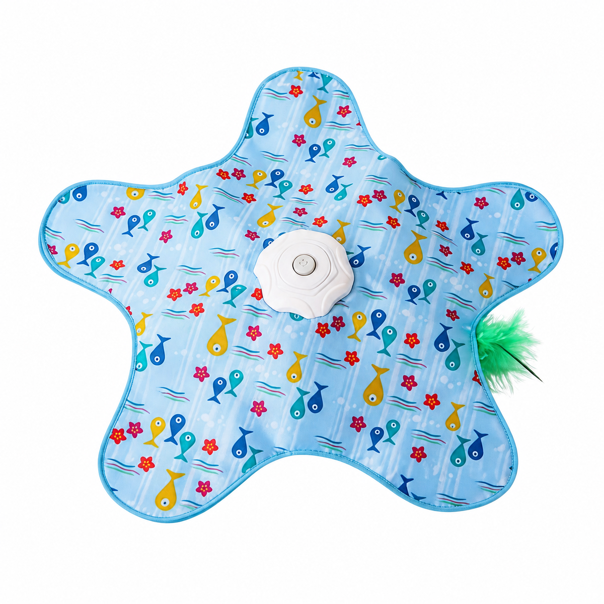 USB Rechargeable Cat Toy Mat with Random Rotating Feather